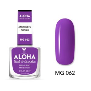 Βερνίκι Νυχιών 10 ημερών με Gel Effect Χωρίς Λάμπα Magic Pro Nail Lacquer 15ml - MG 062 / ALOHA Nails + Cosmetics