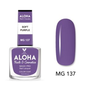 Βερνίκι Νυχιών 10 ημερών με Gel Effect Χωρίς Λάμπα Magic Pro Nail Lacquer 15ml - MG 137 / ALOHA Nails + Cosmetics