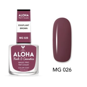Βερνίκι Νυχιών 10 ημερών με Gel Effect Χωρίς Λάμπα Magic Pro Nail Lacquer 15ml - MG 026 / ALOHA Nails + Cosmetics