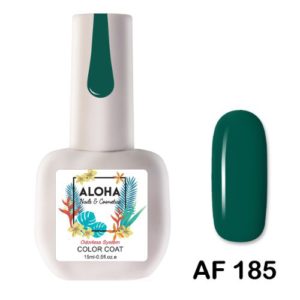 Ημιμόνιμο βερνίκι ALOHA 15ml - AF 185 / Χρώμα: Verde (Πράσινο)
