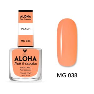Βερνίκι Νυχιών 10 ημερών με Gel Effect Χωρίς Λάμπα Magic Pro Nail Lacquer 15ml - MG 038 / ALOHA Nails + Cosmetics