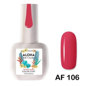 Ημιμόνιμο βερνίκι ALOHA 15ml - AF 106 / Χρώμα: Καρπουζί (Watermellon)