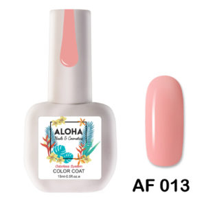 Ημιμόνιμο βερνίκι ALOHA 15ml - AF 013 / Χρώμα: Βερυκοκί (Apricot)