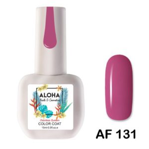 Ημιμόνιμο βερνίκι ALOHA 15ml - AF 131 / Χρώμα: Ροζ magenta Παστέλ (Carmine Pink)