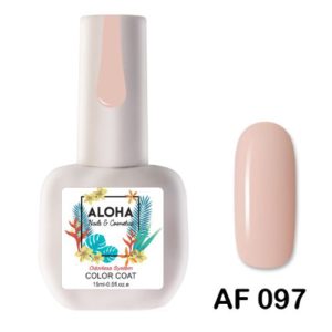 Ημιμόνιμο βερνίκι ALOHA 15ml - Χρώμα: AF 097 / Χρώμα: Ροζ-Μπεζ απαλό (Soft Pink-Beige)