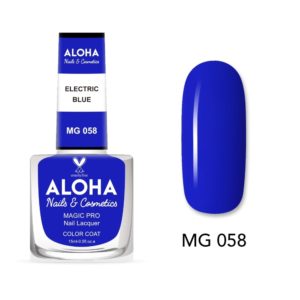 Βερνίκι Νυχιών 10 ημερών με Gel Effect Χωρίς Λάμπα Magic Pro Nail Lacquer 15ml - MG 058 / ALOHA Nails + Cosmetics