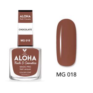 Βερνίκι Νυχιών 10 ημερών με Gel Effect Χωρίς Λάμπα Magic Pro Nail Lacquer 15ml - MG 018 / ALOHA Nails + Cosmetics