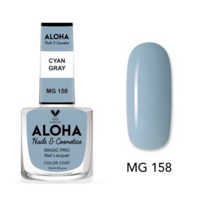 Βερνίκι Νυχιών 10 ημερών με Gel Effect Χωρίς Λάμπα Magic Pro Nail Lacquer 15ml - MG 158 / ALOHA Nails + Cosmetics
