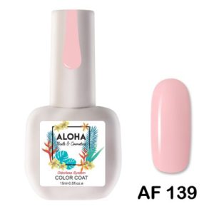 Ημιμόνιμο βερνίκι ALOHA 15ml - AF 139 / Χρώμα: Fresh Pink