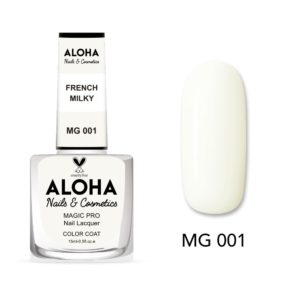 Βερνίκι Νυχιών 10 ημερών με Gel Effect Χωρίς Λάμπα Magic Pro Nail Lacquer 15ml - MG 001 / ALOHA Nails + Cosmetics