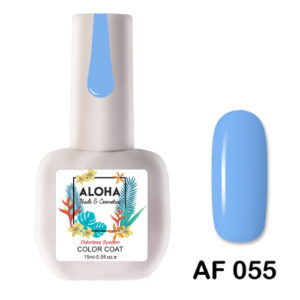 Ημιμόνιμο βερνίκι ALOHA 15ml - AF 055 / Χρώμα: Γαλάζιο της Αεροπορίας (Air force Blue)