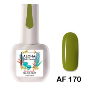 Ημιμόνιμο βερνίκι Aloha 15ml - AF 170 / Χρώμα: Πράσινο Αβοκάντο (Avocado Green)