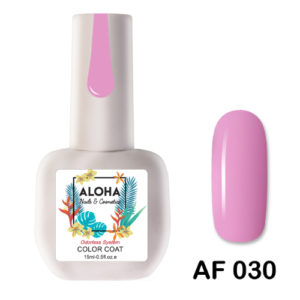 Ημιμόνιμο βερνίκι Aloha 15ml - AF 030 / Χρώμα: Ροζ Ορχιδέας (Pink Orchid)