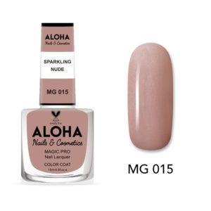 Βερνίκι Νυχιών 10 ημερών με Gel Effect Χωρίς Λάμπα Magic Pro Nail Lacquer 15ml - MG 015 / ALOHA Nails + Cosmetics
