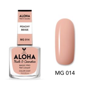 Βερνίκι Νυχιών 10 ημερών με Gel Effect Χωρίς Λάμπα Magic Pro Nail Lacquer 15ml - MG 014 / ALOHA Nails + Cosmetics