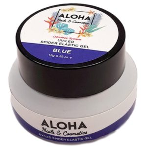 Spider Elastic Gel 15ml - Aloha Nails + Cosmetics / Χρώμα: Μπλε