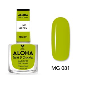 Βερνίκι Νυχιών 10 ημερών με Gel Effect Χωρίς Λάμπα Magic Pro Nail Lacquer 15ml - MG 081 / ALOHA Nails + Cosmetics