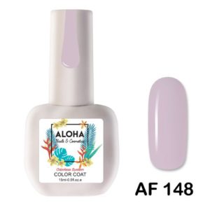 Ημιμόνιμο βερνίκι ALOHA 15ml - AF 148 / Χρώμα: Ροζ Μπεζ παστέλ (Dusty Pink)