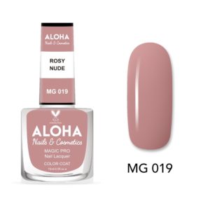 Βερνίκι Νυχιών 10 ημερών με Gel Effect Χωρίς Λάμπα Magic Pro Nail Lacquer 15ml - MG 019 / ALOHA Nails + Cosmetics