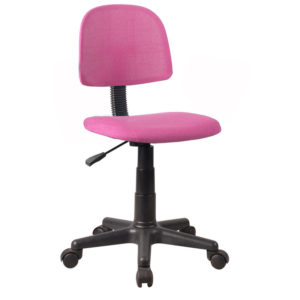 Καρέκλα γραφείου χωρίς μπράτσα 8103 ροζ 38x45x77/89