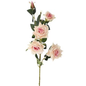 Κλαδί με Ροζ Τριαντάφυλλα