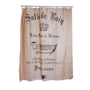 Κουρτίνα Μπάνιου Salle De Bain Υφασμάτινη 180x180εκ