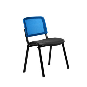 Καρέκλα επισκέπτη 3003 μαύρη/μπλε 51x60x79.5εκ