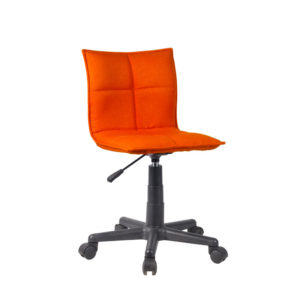 Καρέκλα γραφείου 9102 πορτοκαλί ύφασμα f151-37 38,5x51x72/83,5