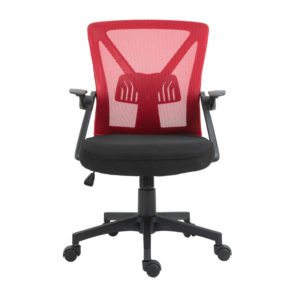 Καρέκλα Γραφείου W-20-2Β Κόκκινο Χρώμα 60x63x105Εκ Fylliana