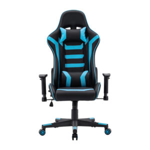 Καρέκλα Gaming Sar-1 Δερματίνη Μαύρη/Μπλε 64x53x135εκ