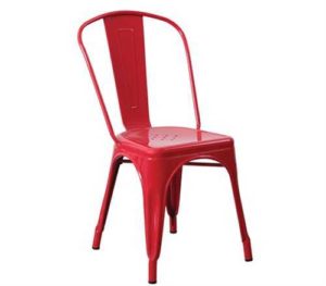Καρέκλα RELIX Μεταλ.Κόκκινη High 45x51x85cm