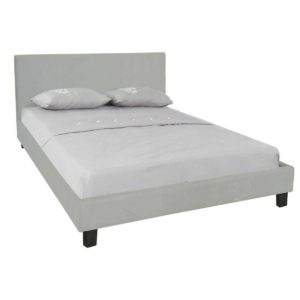 Κρεβάτι Wilton Διπλό Ύφασμα Grey Stone . Διάσταση: 149x203x89(Στρώμα 140x190)cm