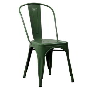 RELIX Καρέκλα, Μέταλλο Βαφή Πράσινο 44x49x84cm