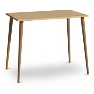 Τραπέζι Fiona Megapap από μελαμίνη χρώμα oak 90x55x75εκ.