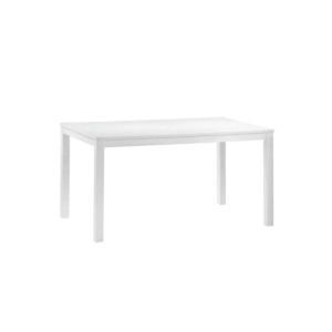 Τραπέζι 80x120cm Mdf NATURALE Λευκό