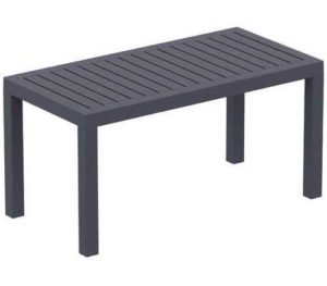 Τραπέζι πολυπροπυλένιου Ocean 90x45 Dark Grey