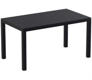 Τραπέζι πολυπροπυλένιου Ares 140x80 Μαύρο