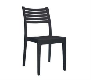 Καρέκλα Olimpia Πλαστική Ανθρακί 46x52x86cm