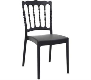 Καρέκλα πολυπροπυλένιου Napoleon Black