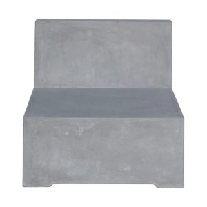 καρέκλα σαλονιού CONCRETE Cement Grey 68x83x65cm