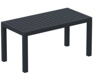 Τραπέζι πολυπροπυλένιου Ocean 90x45 Μαύρο