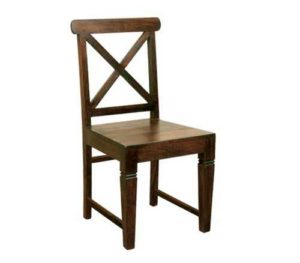 Καρέκλα Kika Καρυδί 46x50x94cm (Σετ 2 ΤΕΜ)