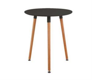 Τραπέζι Art Φ60/H68cm Μαύρο