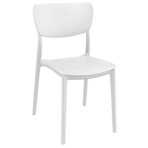 Καρέκλα Πολυπροπυλενίου Monna White 45Χ53Χ82εκ.