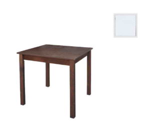 Τραπέζι 70x70 ΤΑΒΕΡΝΑΣ Επιφ.Κ/Π Εμπ.Λευκό Λυόμενο