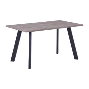 Τραπέζι BAXTER 140x80cm Sonoma Oak/Βαφή Μαύρη