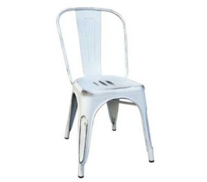 Καρέκλα RELIX Μεταλ.White Gold High 45x51x85cm