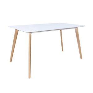Τραπέζι MARTIN 140x80cm Άσπρο
