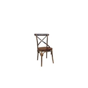 Καρέκλα Μεταλ.Black Gold MARLIN 52x46x91cm (Σετ 4 ΤΕΜ)
