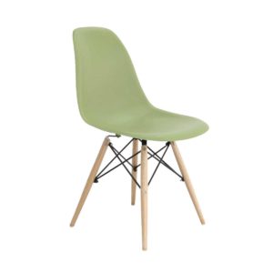 Καρέκλα ART Wood PP Πράσινο 46x52x82cm (Σετ 4 ΤΕΜ)
